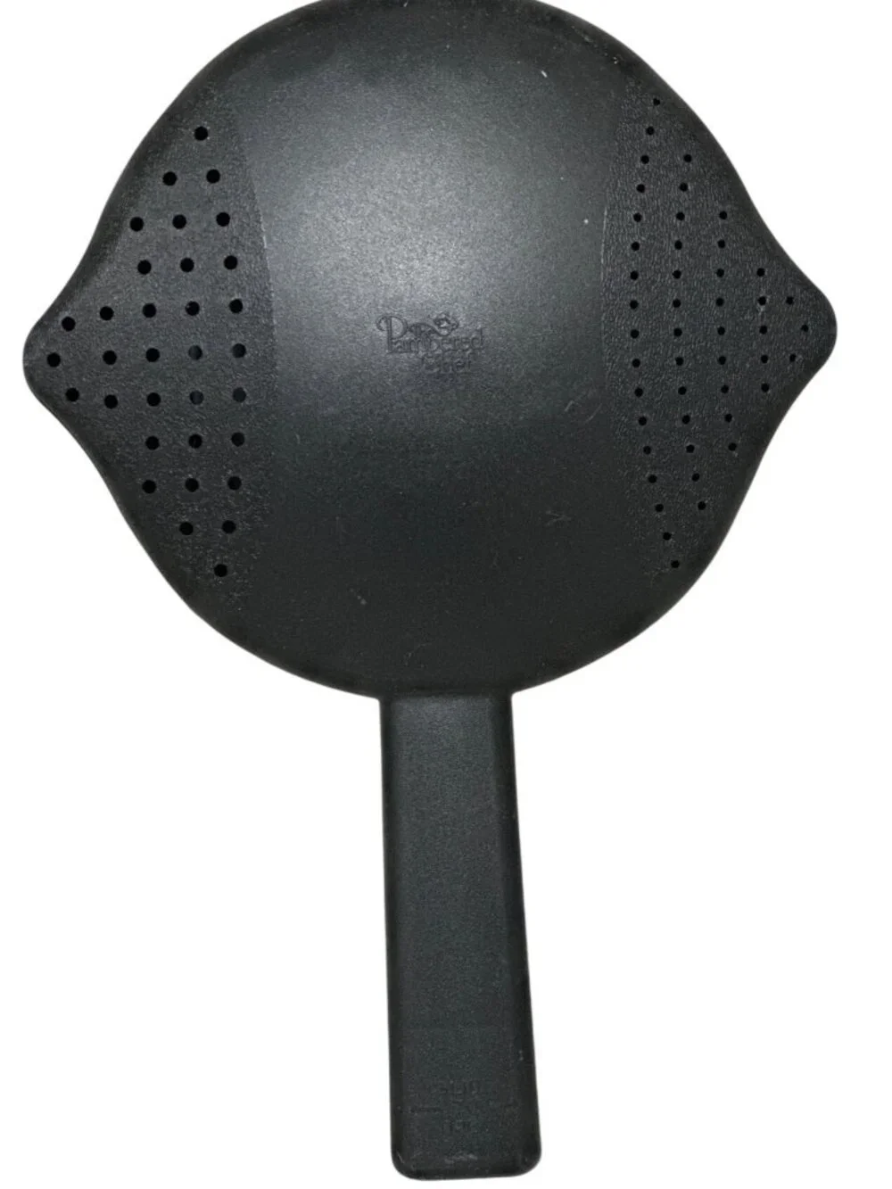Pampered Chef Black Plastic 1 Qt Microwave Steamer & Lid